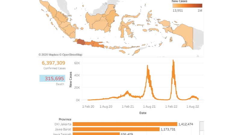 Dashboard Indonesia COVID-19 Monitoring